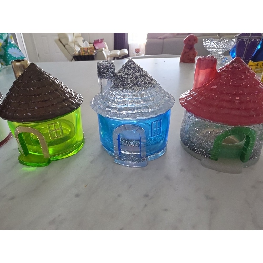 Handmade Resin Tea Light‎ House
